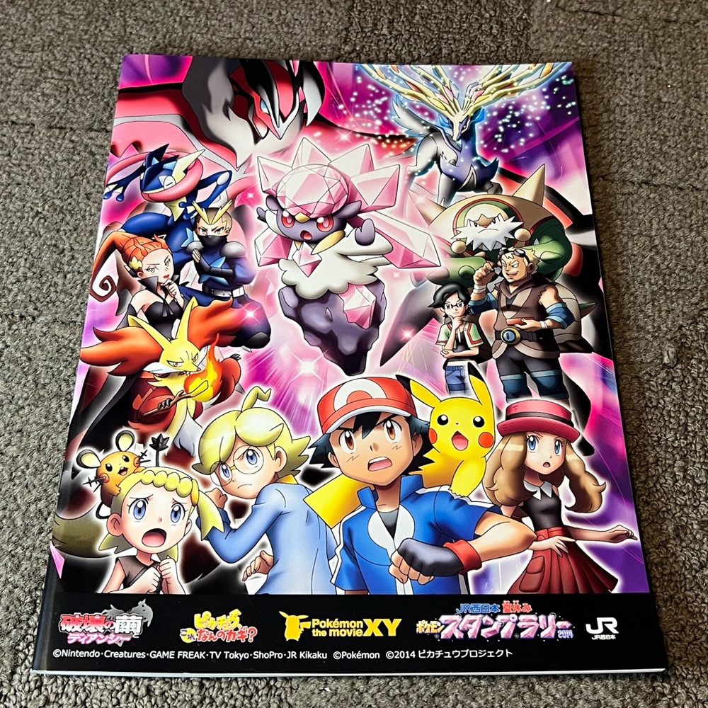 Pokémon Notebook XY Movies Japan Exclusive Officially Licensed Anime Diancie